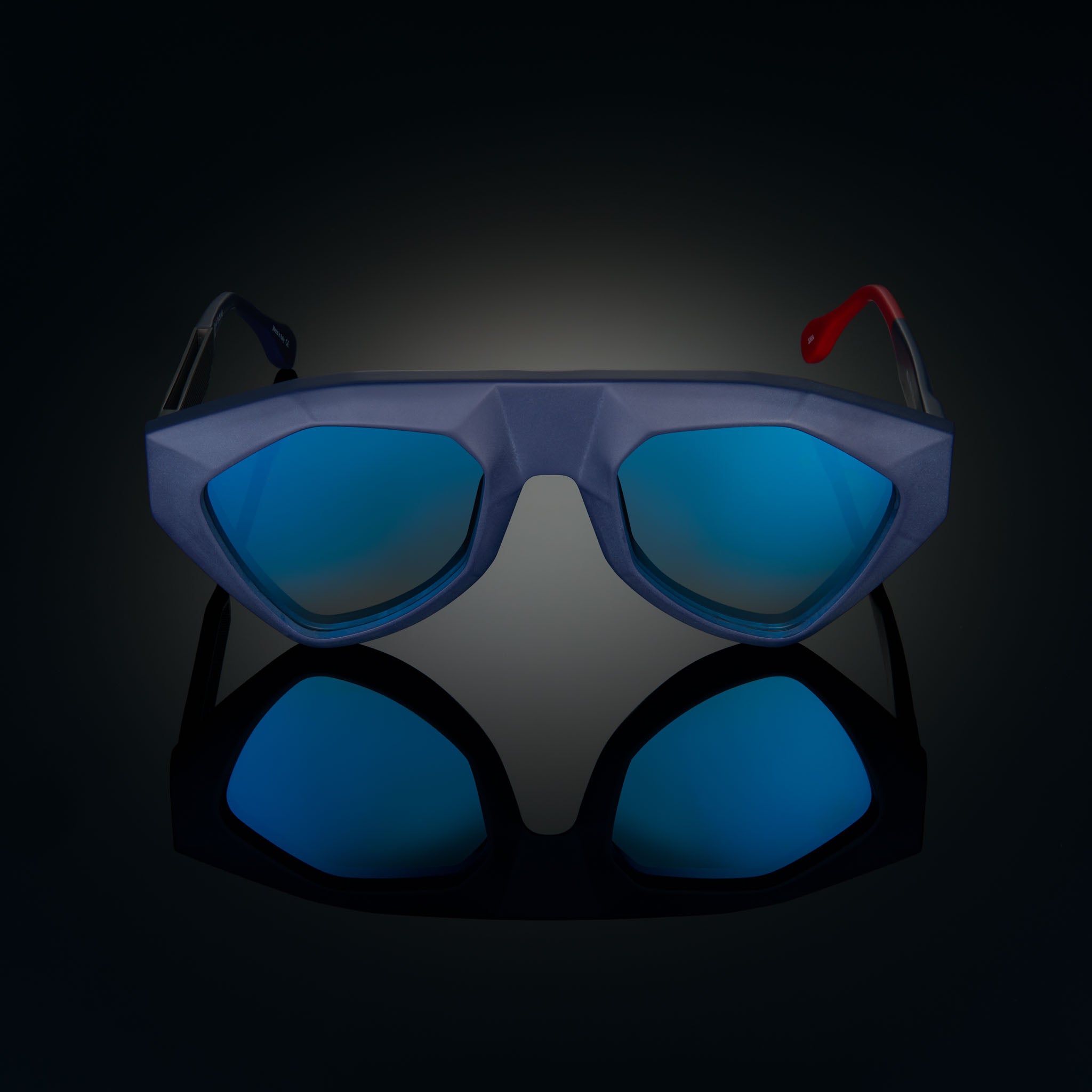 サングラス VYSEN EYEWEAR Vysen - M-6 - dark blue matte The Moha - M6 – Vysen Eyewear