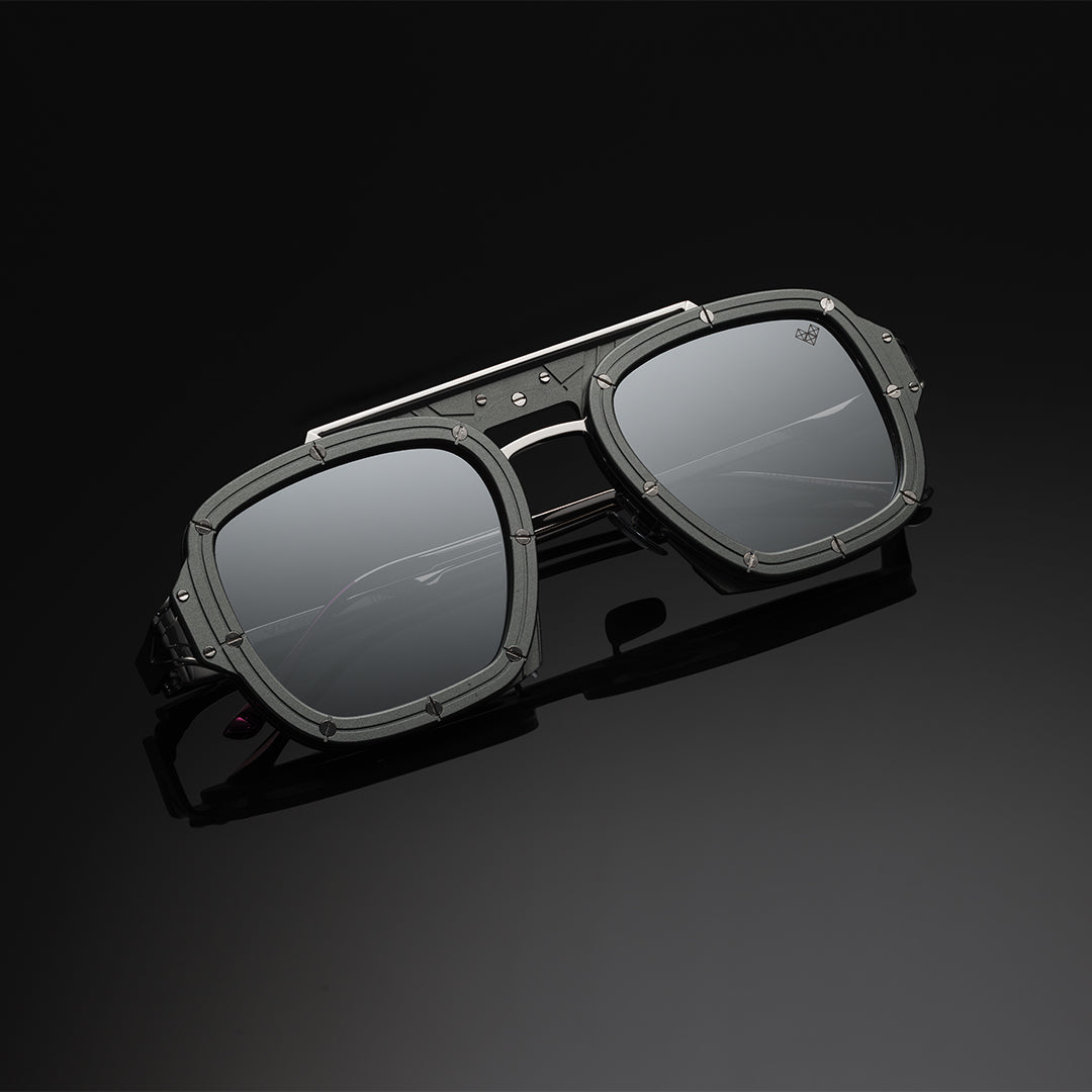 サングラス VYSEN EYEWEAR Vysen - P-2 - silver stainless steel Vysen P-2silver Stainless Steel | italist
