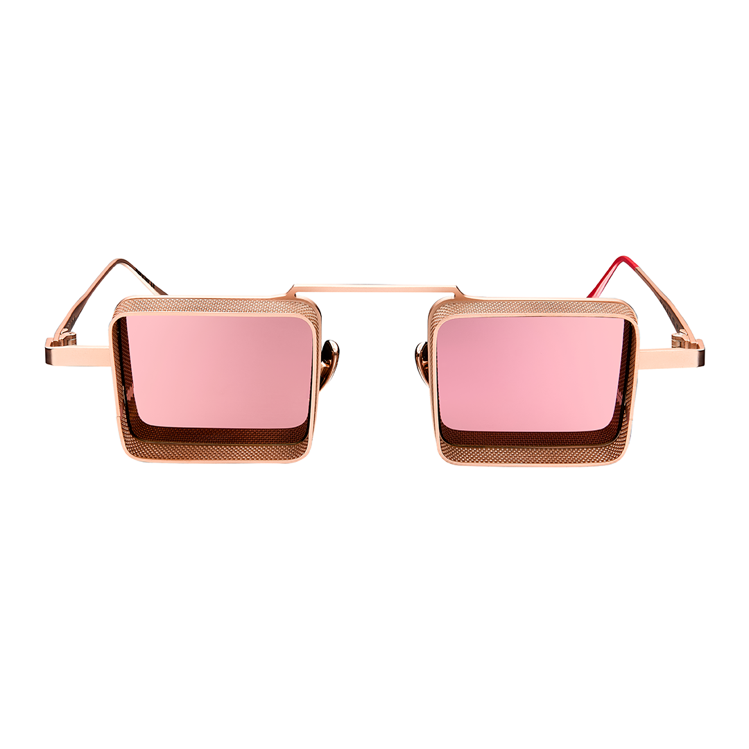 サングラス VYSEN EYEWEAR Vysen - LB-4 - ROSE GOLD MATTE The Leib - LB4 – Vysen Eyewear