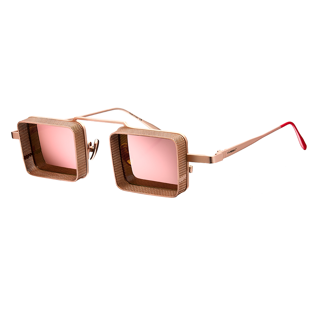 サングラス VYSEN EYEWEAR Vysen - LEIB LB-4 - Rose Gold Matte The Leib - LB4 – Vysen Eyewear