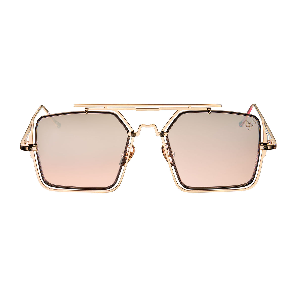 サングラス VYSEN EYEWEAR Vysen - A-4 - shiny rose gold shiny b The Arie - A4 – Vysen Eyewear