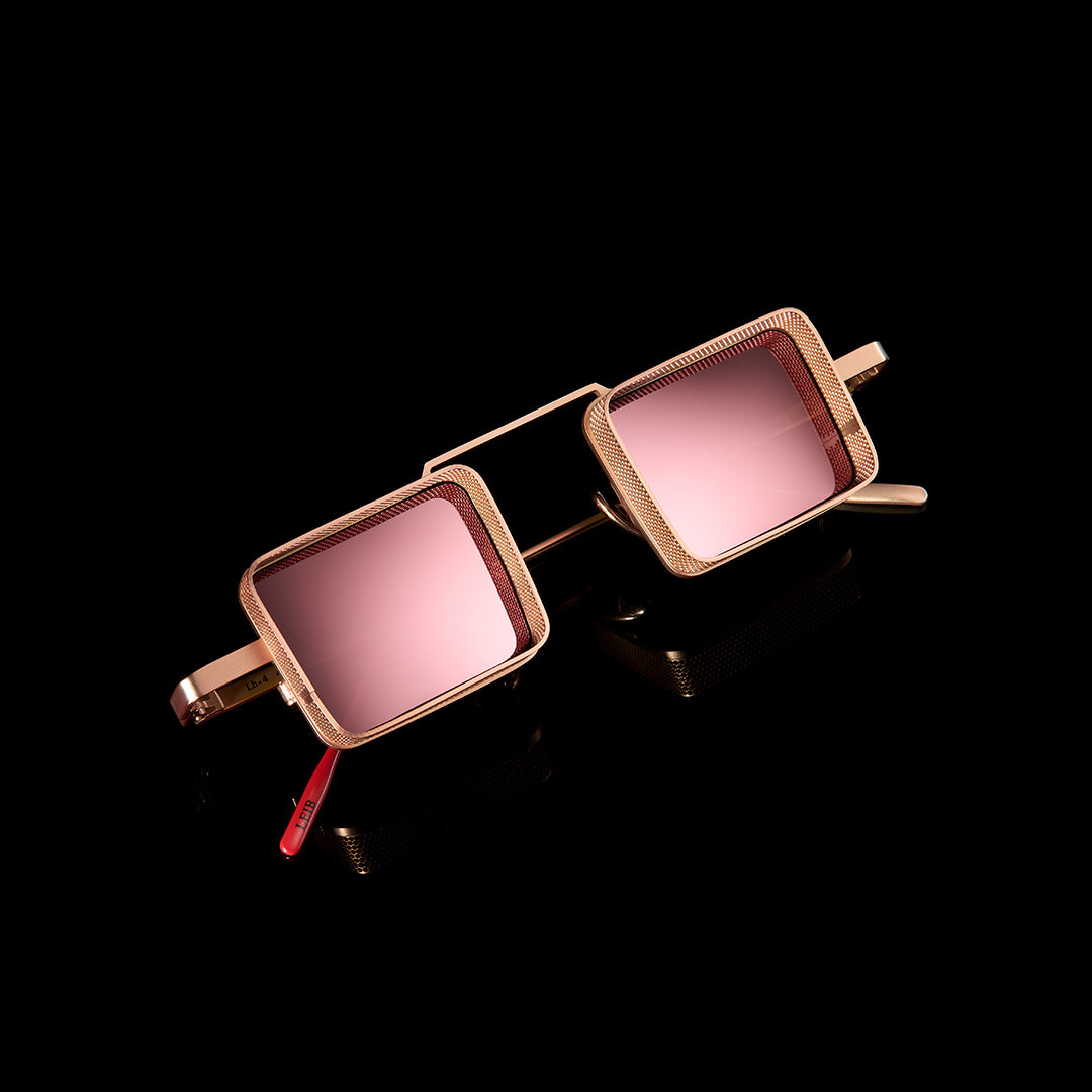 サングラス VYSEN EYEWEAR Vysen - LEIB LB-4 - Rose Gold Matte The Leib - LB4 – Vysen Eyewear