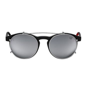 black and silver aviva sunglasses