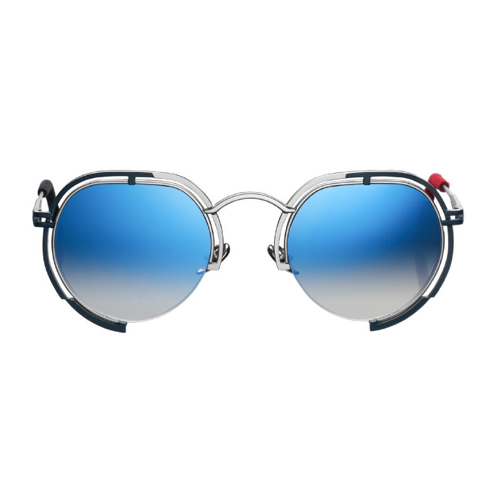 サングラス VYSEN EYEWEAR Vysen - PANACHE P-2 - Blue - Silver Stainless The Panache - P2 – Vysen Eyewear