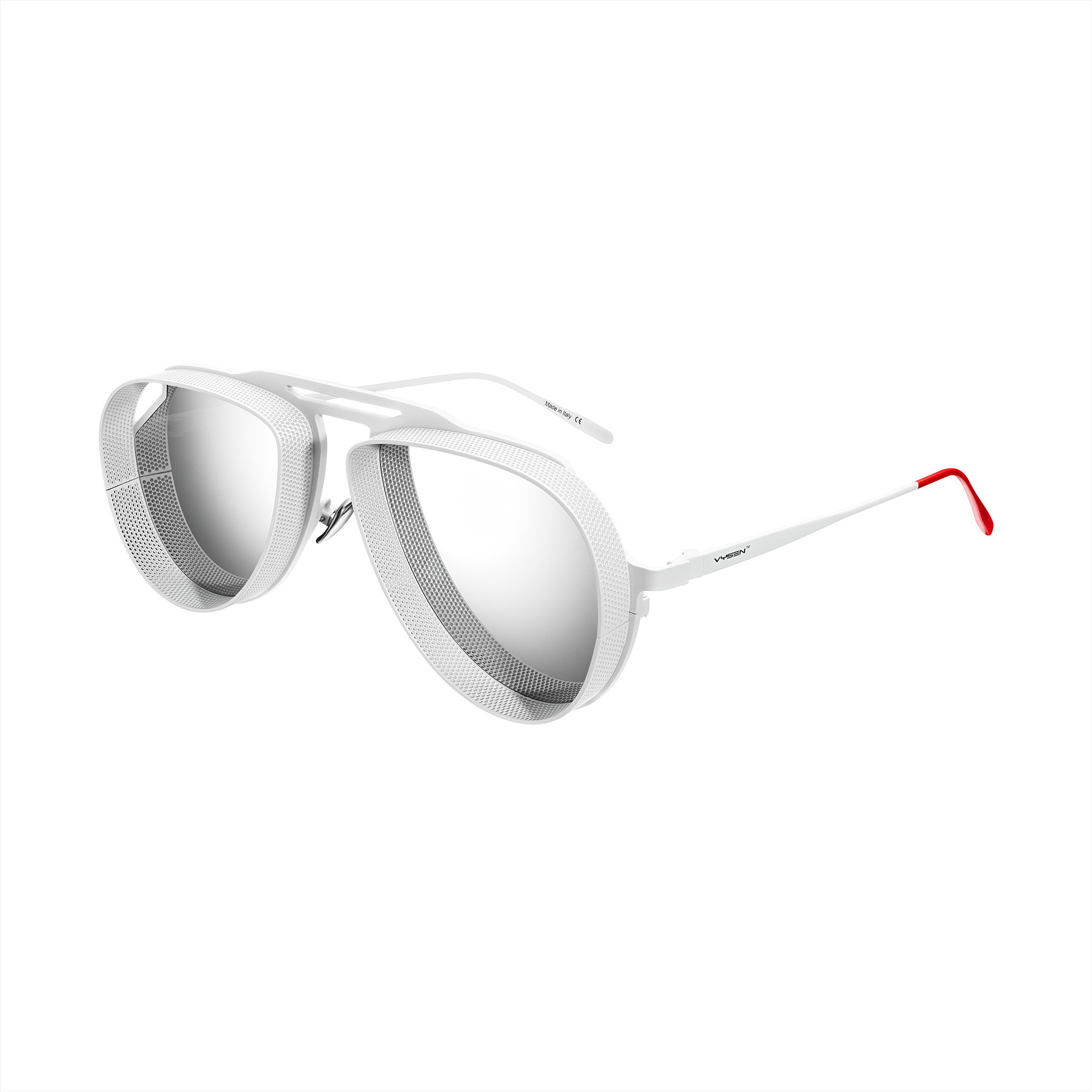 サングラス VYSEN EYEWEAR Vysen - P-2 - silver stainless steel Vysen P-2silver Stainless Steel | italist
