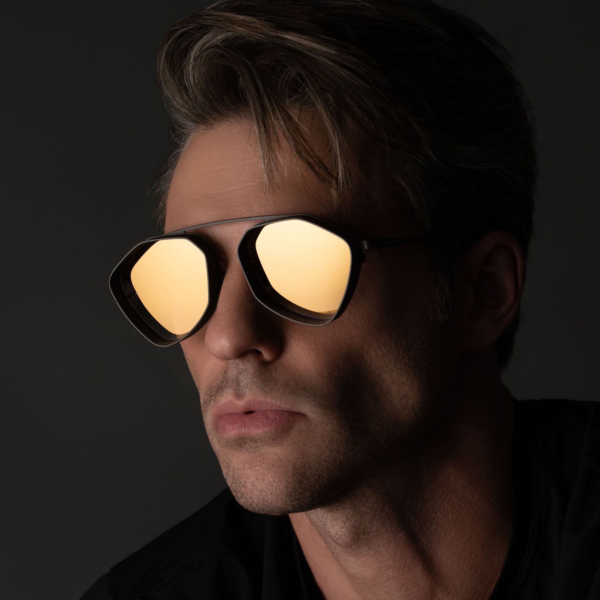 サングラス VYSEN EYEWEAR Vysen - BL-2 - Gold matte (BL 2 GOLD MATTE) The Luigi - L2 – Vysen Eyewear