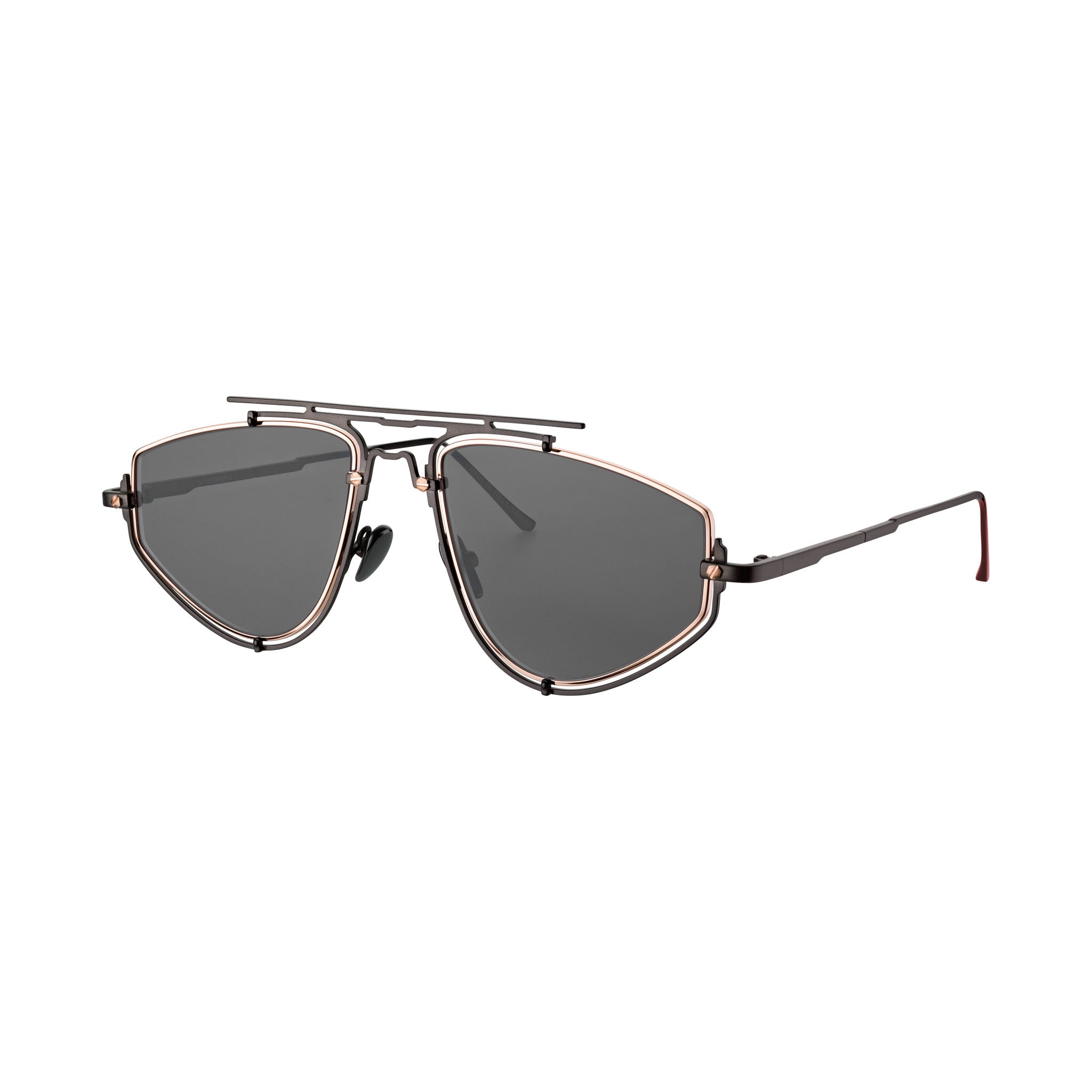 New - ? original DiorTechnologic Mirrored Metal Sunglasses, Matte Red/Blue DIOR Dior3D S1I Dm40127I M (57 - 18) with Red lenses and  main image 2