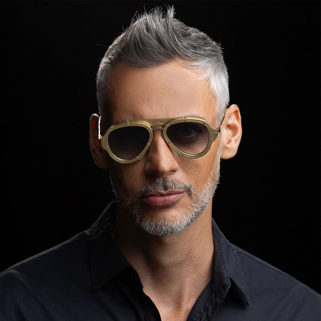 サングラス VYSEN EYEWEAR Vysen - CD-5 - Shiny gold (CD 5 SHINY GOLD) The Caden - CD5 – Vysen Eyewear
