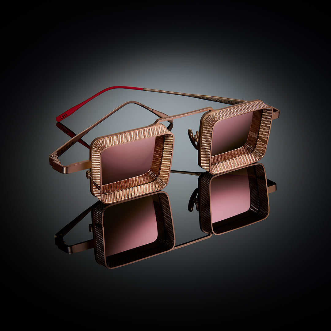 サングラス VYSEN EYEWEAR Vysen - LEIB LB-4 - Rose Gold Matte The Leib - LB4 – Vysen Eyewear