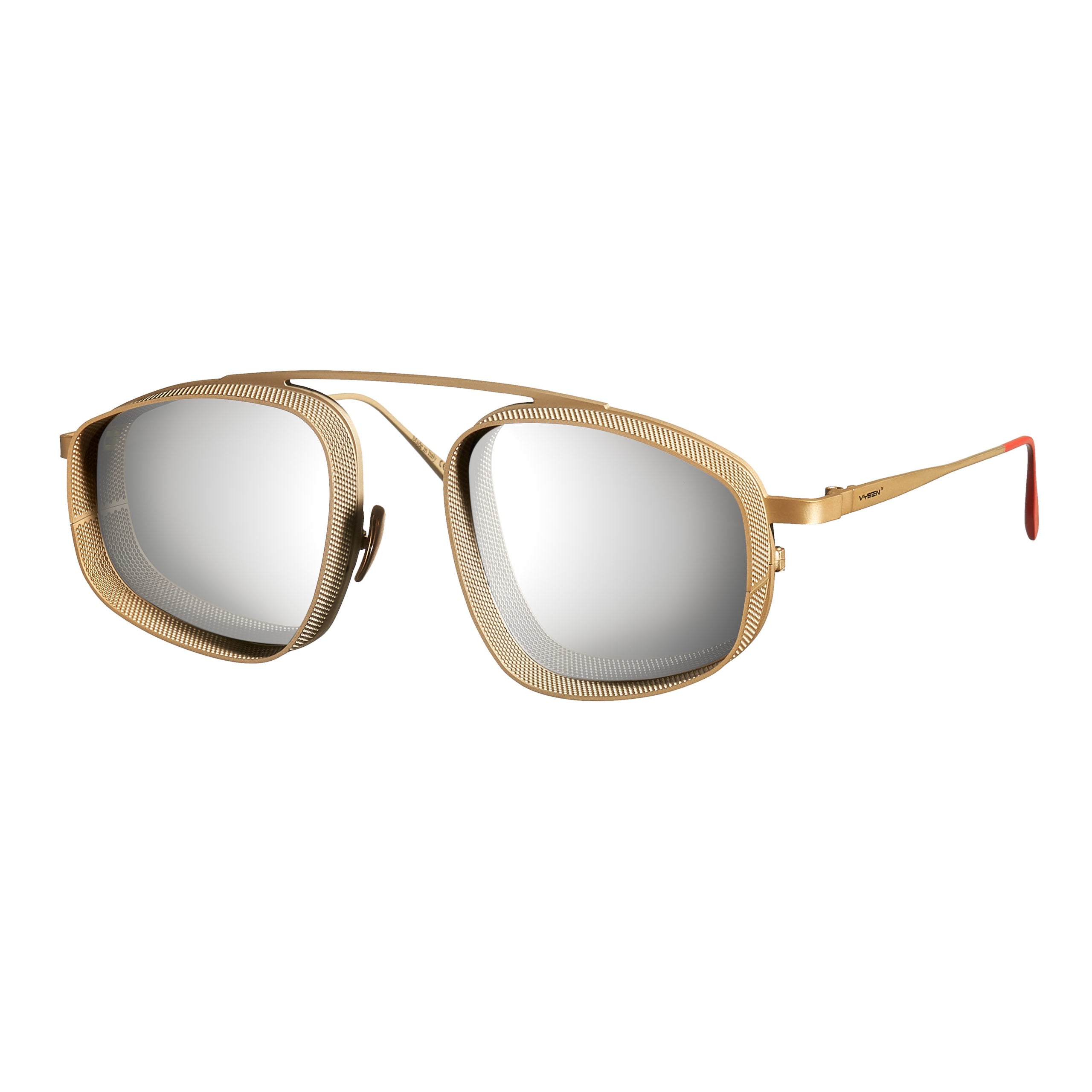 Vingo着用]moseyec SHIFT FRAME GLASS GOLD 【公式通販】