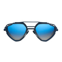 Dark Blue Matte Frame Blue Gradient Enzo Sunglasses