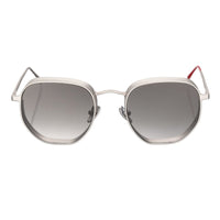 Silver Matte Frame - Black Gradient Lenses Groda Sunglasses