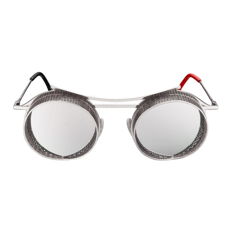 shiny Silver Frame - Silver Mirror Onix Sunglasses